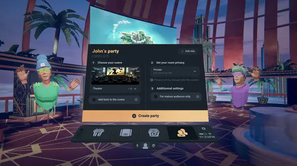 图片[1]-Oculus Go/Quest 在线影视应用 CineVR 多人在线影院 VR电影播放器软-侠趣网