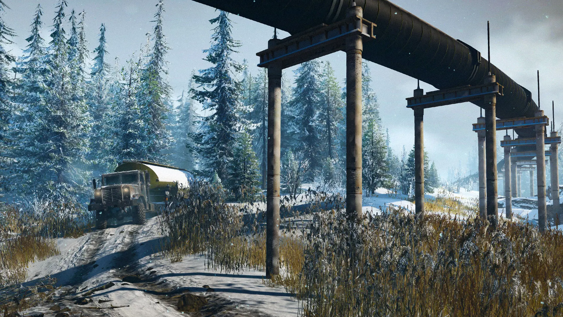 雪地奔驰 SnowRunner Lights and Cameras v28.1高级版 集成全DLC 官方中文-侠趣网
