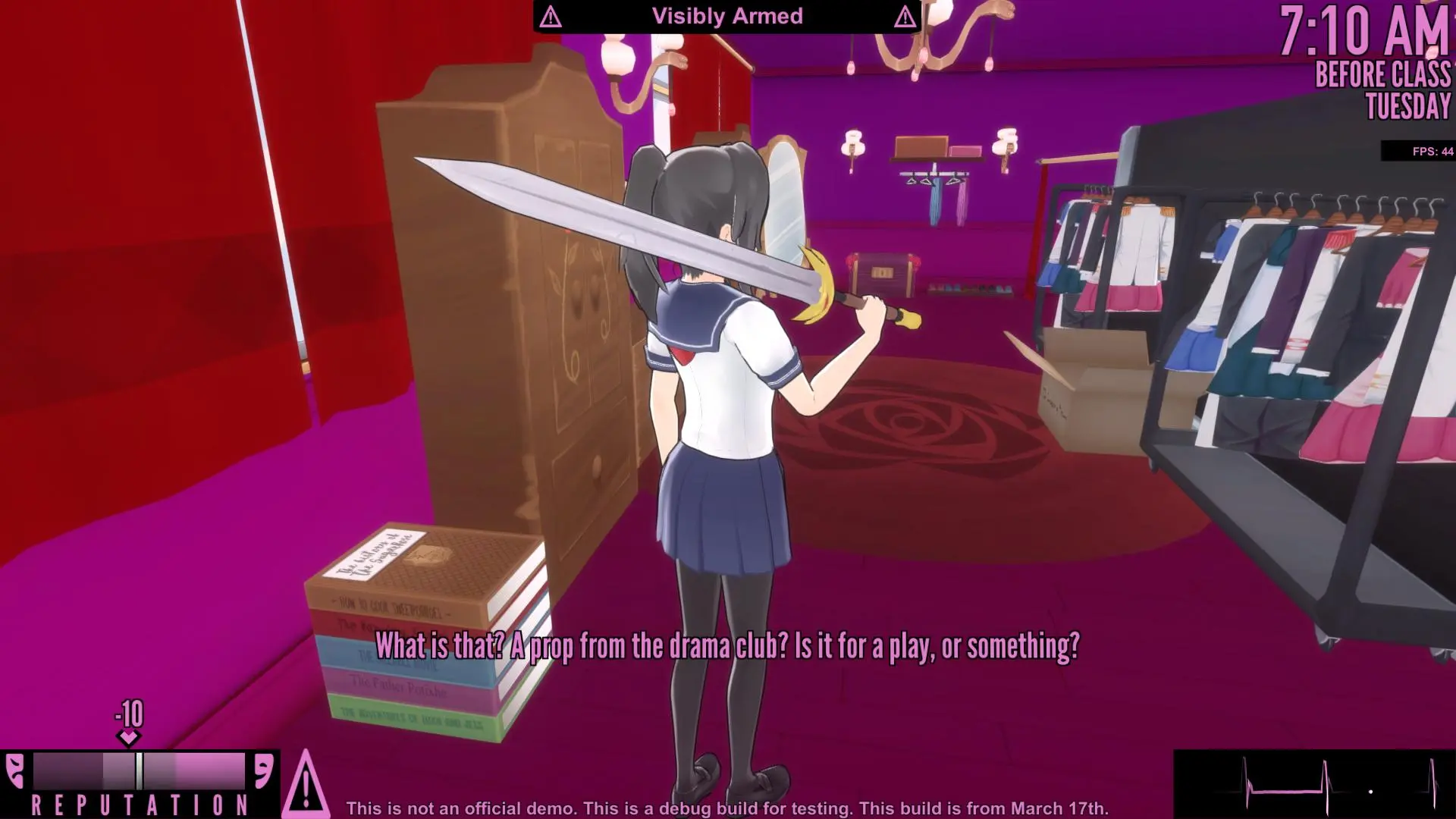 病娇模拟器 YANDERE SIMULATOR v2024.04.15版 汉化中文-侠趣网